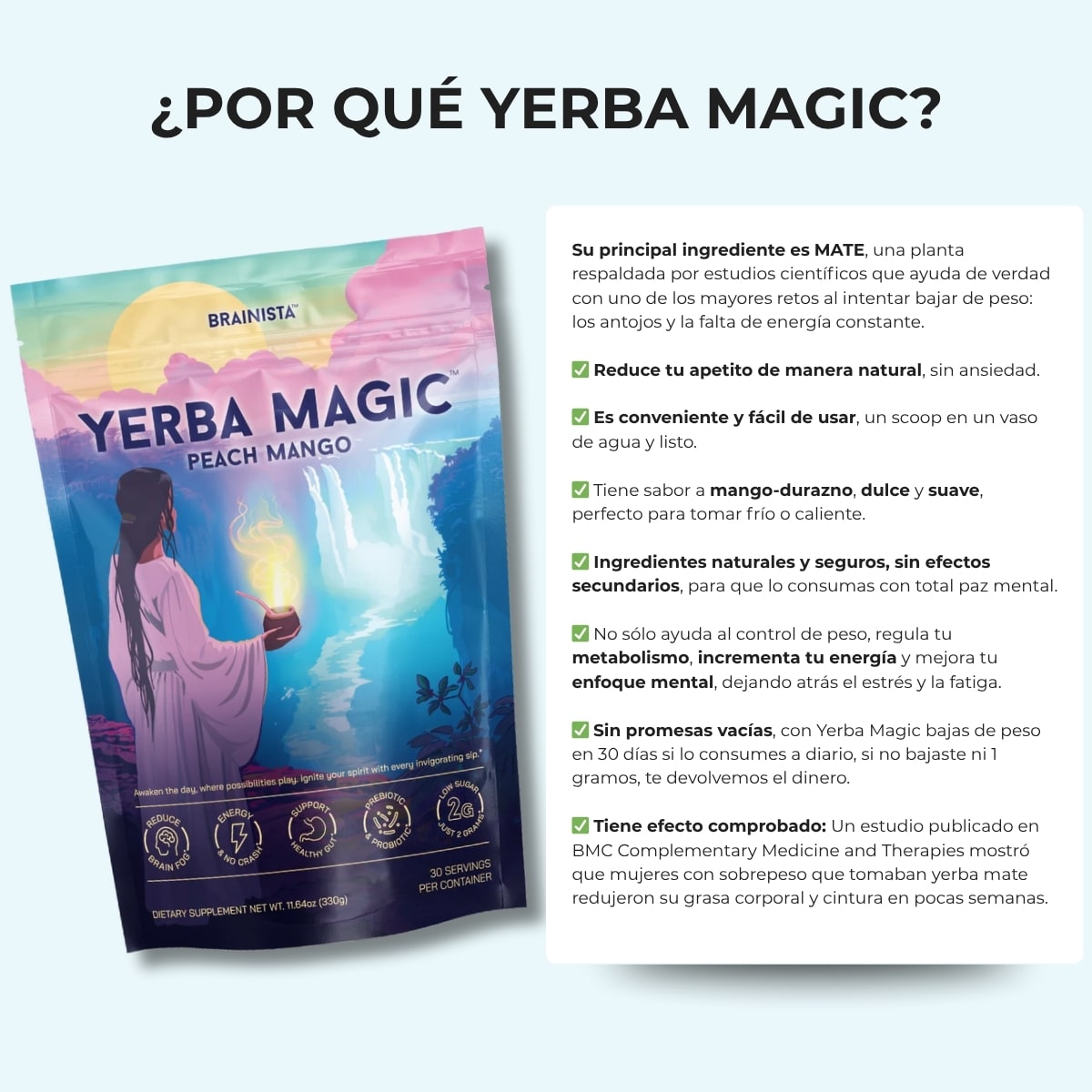 Yerba Magic® - Té instantáneo de yerba mate en polvo $49.99