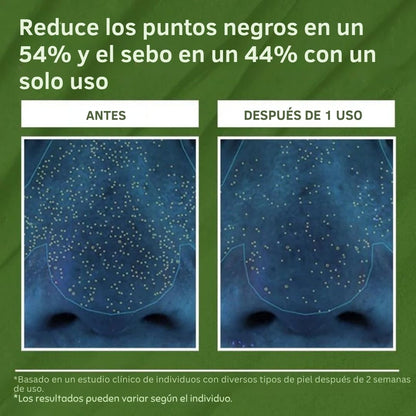 Holy Basil® Mascarilla limpiadora profunda con burbujas + Cepillo exfoliante